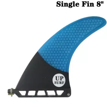 Доска для серфинга из стекловолокна UP-Surf Fin, синий цвет, ласты для лонгборда, длина 8 дюймов