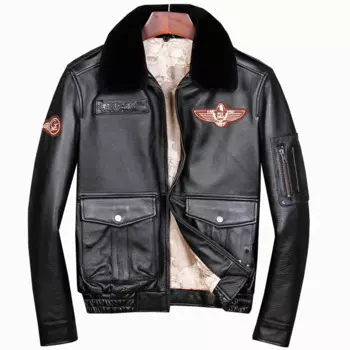 Доставка. Брендовые мужские куртки G2 из воловьей кожи, мужская куртка из натуральной кожи. Классическая летная куртка-бомбер