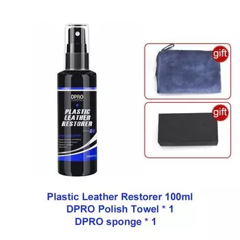 Dpro автомобильный восстановление пластика, уход за кожей, черный пластик, средство для восстановления полировки, воск, нано-спрей, ремонт кожи, водостойкое покрытие