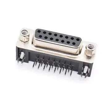 DR15 DB15 угловой разъем