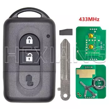 DR 285E3-4X00A/EB30A/AX605/BC00A ID46/4D60 чип 433 МГц автомобильный дистанционный ключ для Nissan Xtrail Qashqai Note Pathfinder Micra NV200 K12E