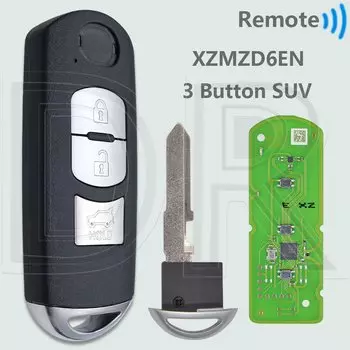 DR 2/3 кнопка Xhorse VVDI XZMZD6EN специальная печатная плата глобальная версия умный автомобильный удаленный ключ для Mazda