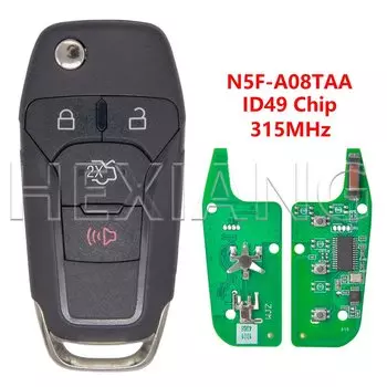 DR 315 N5F-A08TAA/433 DS7T-15K601-B /902 МГц N5F-A08TDA Откидной автомобильный дистанционный ключ для Ford Escort Transit Explorer Fusion 2013-2021