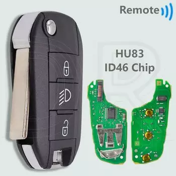 DR 5FA010 ID46 PCF7941 чип 433 МГц откидной автомобильный дистанционный ключ для Peugeot 208 2008 301 308 508 5008 Citroen C2 C3 C4-Cactus C-Elysee