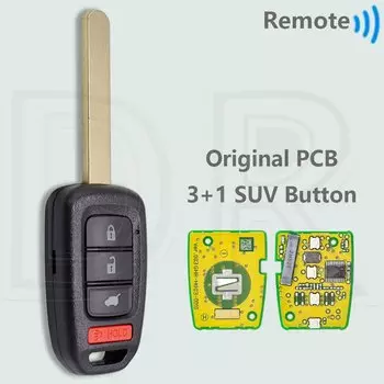 DR HLIK6-1T 313,8 МГц HLIK6-1TA 433,9 МГц ID47 PCF7961X Автомобильный дистанционный ключ для Honda Civic Accord City CR-V Jazz XR-V Vezel HR-V FRV