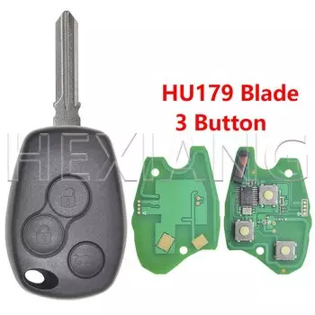 DR ID46 PCF7946/PCF7947 433 МГц VAC102/NE73/VA2 Лезвие автомобильного дистанционного ключа для Renault