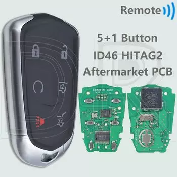DR OEM/Aftermarket PCB HYQ2AB 315 МГц HYQ2EB 433 МГц ID46 Чип Бесконтактный автомобильный дистанционный ключ для Cadillac XTS CTS CT6 ATS Escalade ESV
