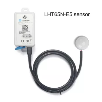 Dragino LHT65N-E5 LoRaWAN датчик температуры, влажности и освещения без антенны, обновление прошивки через программный порт