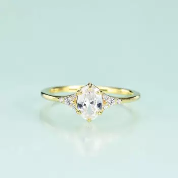 Драгоценный камень красота 14K желтое золото для женщин кольца женское серебряное фианит AAAA кольца помолвка обручальное кольцо