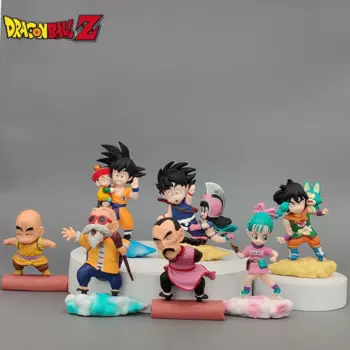 Dragon Ball Gk Лига Lg «сальто на облаке» Kids Son Goku & chichi Kiki фигурка аниме Коллекционная модель подарок игрушка Статуя Кукла