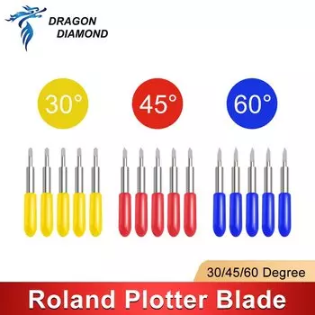 DRAGON DIAMOND Roland лезвие плоттера резка 30/45/60 градусов виниловый резак запасные части фреза инструменты для резьбы