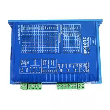 Драйвер двигателя 2DM860, цифровой шаговый драйвер 86, напряжение привода шагового двигателя AC30-80V для гравировального станка с ЧПУ
