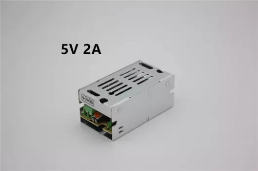 Драйвер импульсного источника питания для светодиодной ленты WS2812B WS2801, 5 В, 2 А, 10 Вт, 110-240 В переменного тока, вход на 5 в постоянного тока, бесплатная доставка