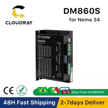 Драйвер шагового двигателя Cloudray DM860S для Nema 34