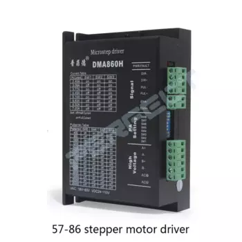 Драйвер шагового двигателя DMA860H, двухфазный микро-привод DSP для Nema34 Nema42, гравировальная машина с ЧПУ