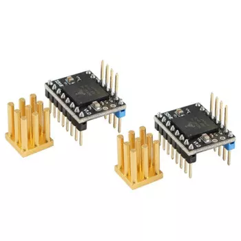 Драйвер шагового двигателя TMC5161 V1.0 SPI, запчасти для 3D-принтера высокой мощности, технические детали 3,5 а для двигателя Nema 17 23, 2 шт.
