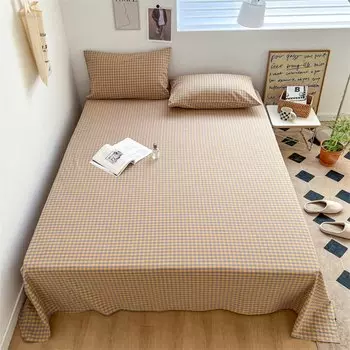 DREAM KARIN Плоская простыня из хлопка, скандинавский узор