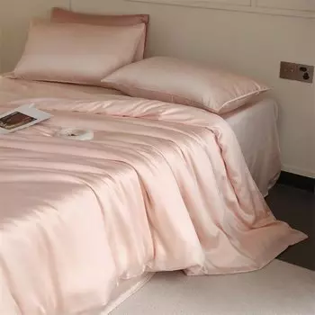 Dreamreal комплект постельного белья из шелка 4 шт.