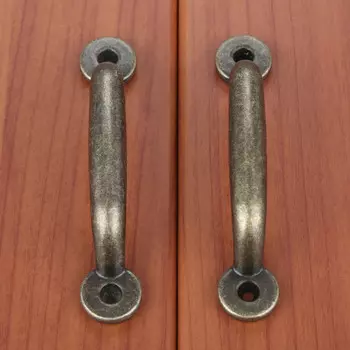 DRELD Античная бронзовая ручка для мебели 90*17 мм