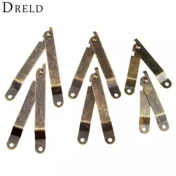 DRELD Античные бронзовые петли для крышек 2 шт.