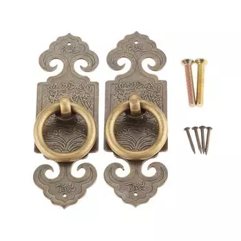 DRELD Античные латунные ручки для мебели 2 шт.