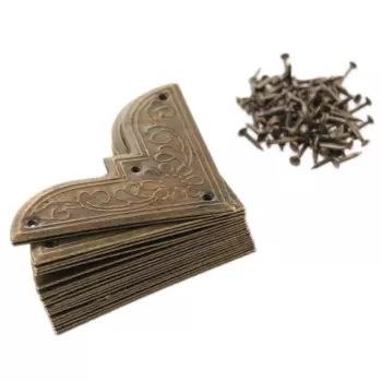 DRELD Античные угловые кронштейны для мебели 20 шт