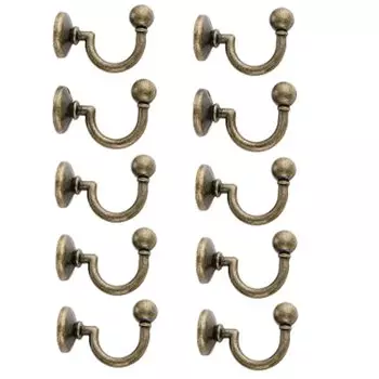 DRELD Антикварные бронзовые крючки 10 шт