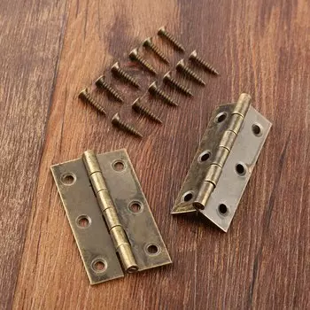 DRELD Мебельные петли 2 шт., античная бронза