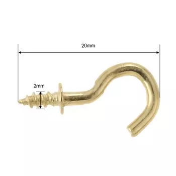 20 шт., винтовой крючок для лампы, 20/23/29/33/38 мм
