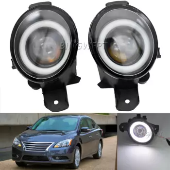 DRL H11 12 В Автомобильная Лампа для дневных ходовых огней с линзами для Nissan Sentra Bluebird Sylphy 2013-2015