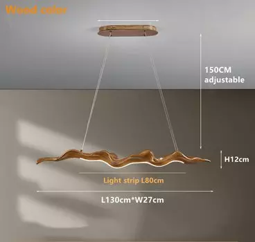 DRMIYA Винтажные подвесные светильники из смолы, имитация дерева