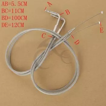 Дроссельная заслонка для мотоцикла 80 см-190 см для Harley Sportster XL883 XL1200 1996-2006 2002-2014 Road King Dyna FLHR 1996-2007 Softail