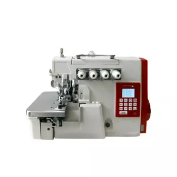 DS-1000E-4 4 нить оверлок швейная машина с шаговым двигателем