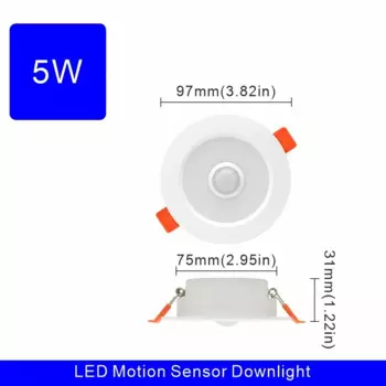 DSELCHUN Потолочные светильники с датчиком движения 5/7/9Вт 220В