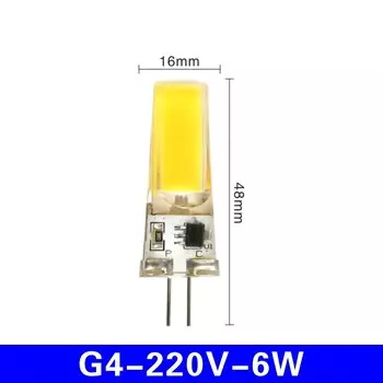 DSELCHUN светодиодная лампа G4 G9 E14 3/6 Вт 12/220 В холодный/теплый белый
