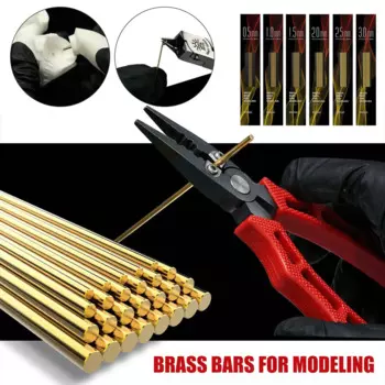 Латунные стержни серии Dspiae BB (05-30) для моделирования 0,5 мм 1,0 мм 1,5 мм 2,0 мм 2,5 мм 3,0 мм Золотое качество Бессвинцовые твердые латунные стержни