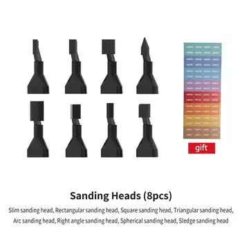 DSPIAE ES-A сабельная шлифовальная машина электрическая шлифовальная ручка пластиковая модель шлифовальная бумажная головка для военной модели инструменты для рукоделия хобби DIY