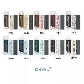 DSPIAE Шлифовальная бумага для Gundam 10 шт