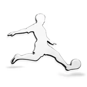 DSYCAR 1 шт. 3D Автомобильные наклейки, металлические автомобильные наклейки для футбола, значок, декоративные наклейки, универсальные для большинства автомобилей