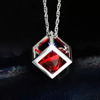 DSYCAR 1 Шт. Хрустальный Куб Автомобильный Кулон Авто Зеркало Украшение Зеркало Заднего Вида Подвесной Орнамент Салон Автомоб...