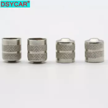 DSYCAR 4 шт./лот, медная прорезящая головка, колпачки для штока клапана, автоматический клапан для шин, пылезащитный чехол для автомобиля, мотоцикла, аксессуар Schrader, новый