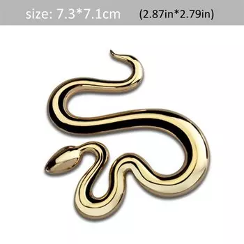 DSYCAR модный 3D металлический змея боковое крыло автомобиля задний багажник эмблема значок наклейки наклейки для Volkswagen JEEP Wrangler декоративные новые