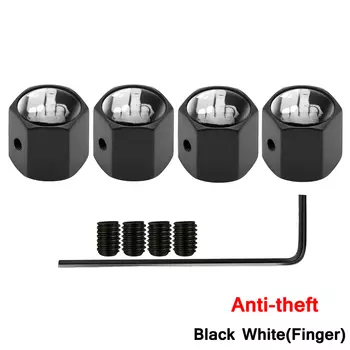 DSYCAR противоугонные колпачки для клапанов автомобилей, грузовиков, мотоциклов, пылезащитные колпачки для клапанов шин в стиле черепа, пылезащитный Герметичный замок