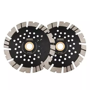 DT-диаматоль 1/2/3/5 шт., диаметр 125 мм, диски для сухой пилы с несколькими отверстиями, режущие диски для гранита, бетона, кладки, V-зуба, гофрированная сухая резка
