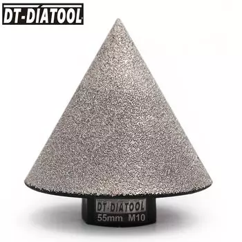 DT-DIATOOL 1 шт. алмазные фрезерные головки M10 увеличенная форма конические Существующие Отверстия плитка гранит мрамор Керамическая отделка