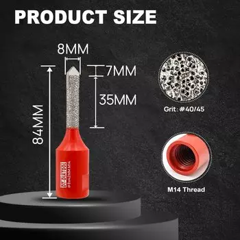 DIATOOL 1 шт. Алмазная фреза для раствора, кладки, кирпича, фреза для тонкого удаления раствора от развертывания каменной кладки