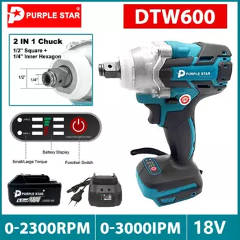 DTW600 беспроводной ключ Электрический ударный гайковерт для Makita 18V Brushless 1/2 Inch для ремонта автомобиля, только инструмент для батареи Makita 18V