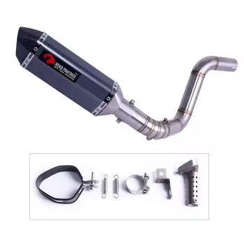 DUKE 125 DUKE200 DUKE390 DUKE250 мотоцикл Выхлопная полная система глушитель средней трубы для KTM DUKE 200 DUKE 250 DUKE 390 2012-2017