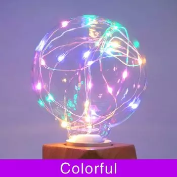 Duncelri RGB LED лампа Эдисон E27