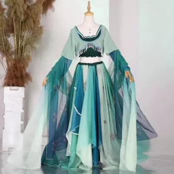 Dunhuang Feitian Hanfu китайские элементы сказочные танцевальные представления Косплей Костюм Хэллоуин Рождество фантазийные искусственные реквизиты